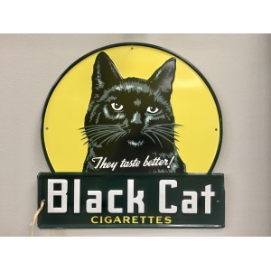 Black Cat Cigarette Sign